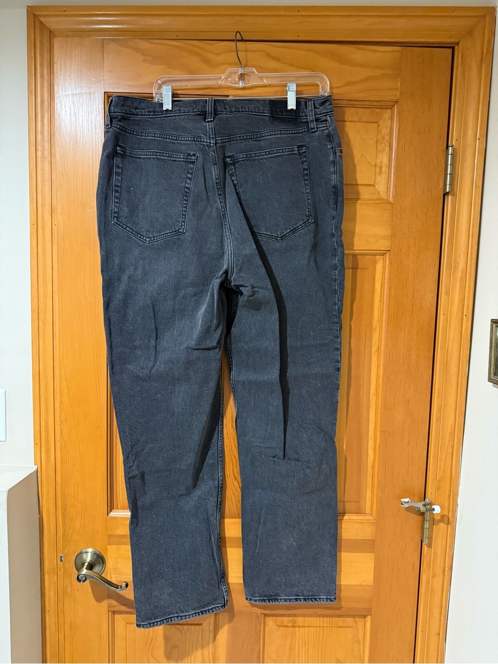 Abercrombie & Fitch Curve Love The '90s Straight Ultra High Rise Size 33/16 - Picture 4 of 4